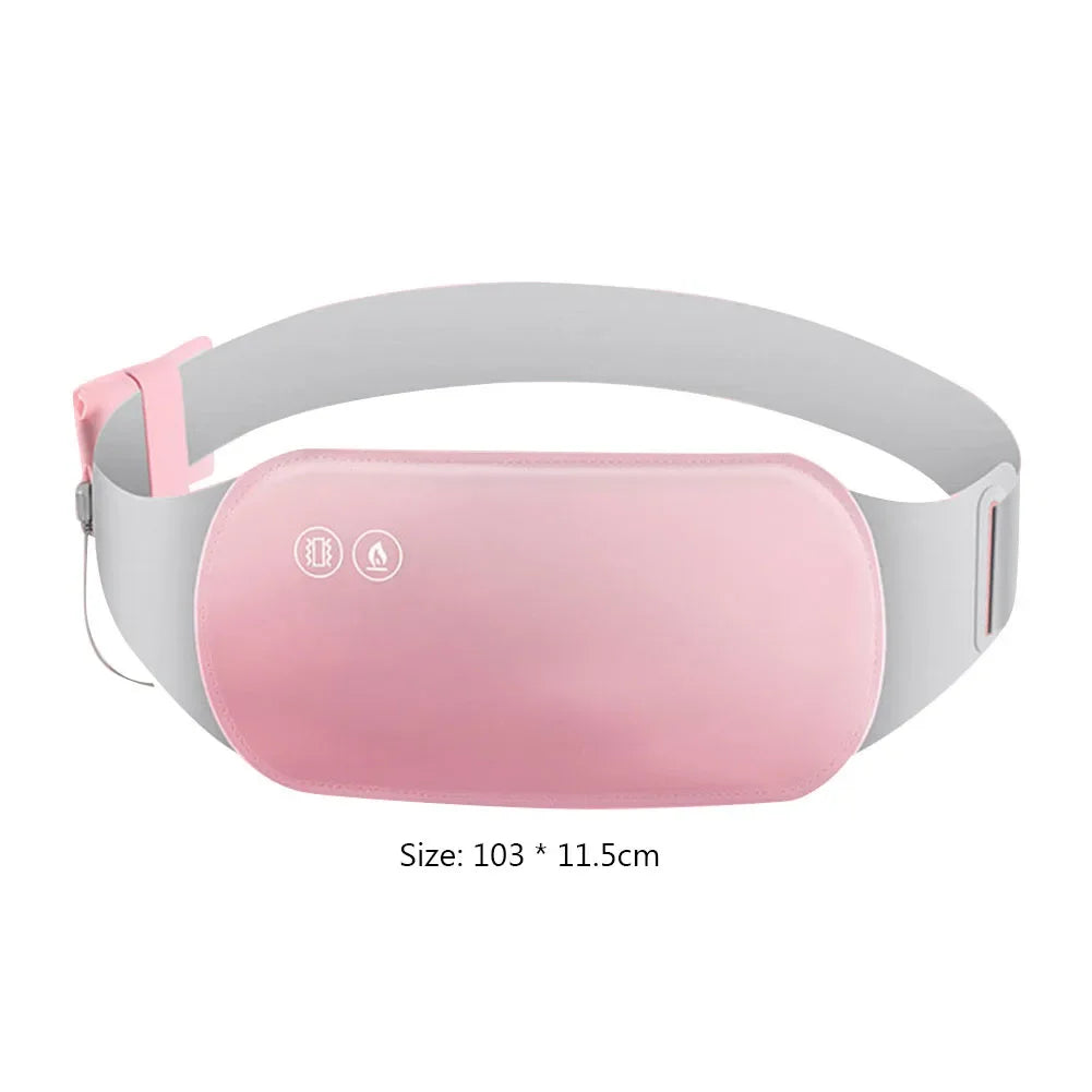 Menstrual Heating Pad Warm Palac Hot Waist Belt Relieve Menstrual Pain Hot Compress Massager for Woman Girl Belly Back Heating