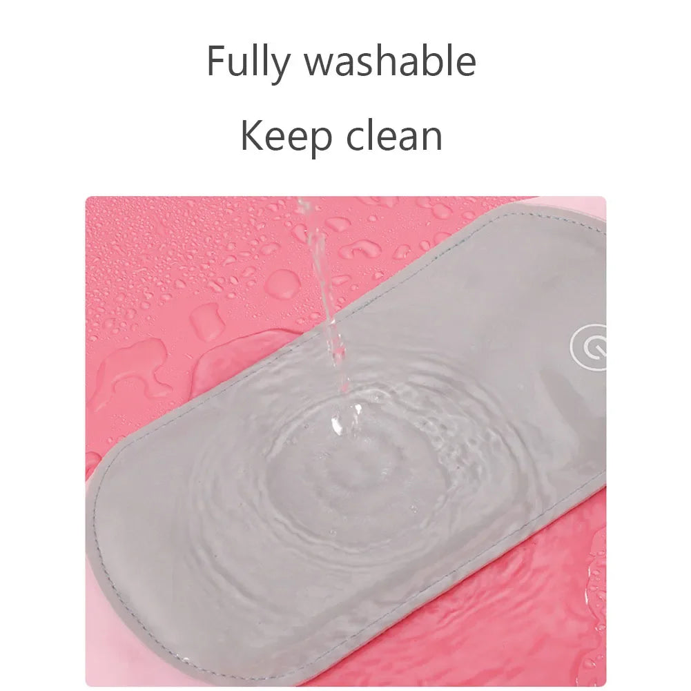Menstrual Heating Pad Warm Palac Hot Waist Belt Relieve Menstrual Pain Hot Compress Massager for Woman Girl Belly Back Heating